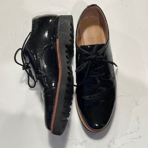 Franco Sarto| Black Oxford Flats